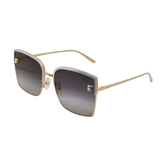 Elegant Gold and Black Sunglasses - Picture 3 of 10